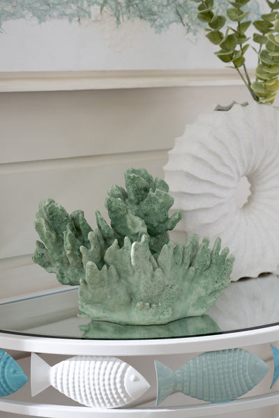Korallen ``Varques´´ aus Polyresin – Mintgrün (Groß)