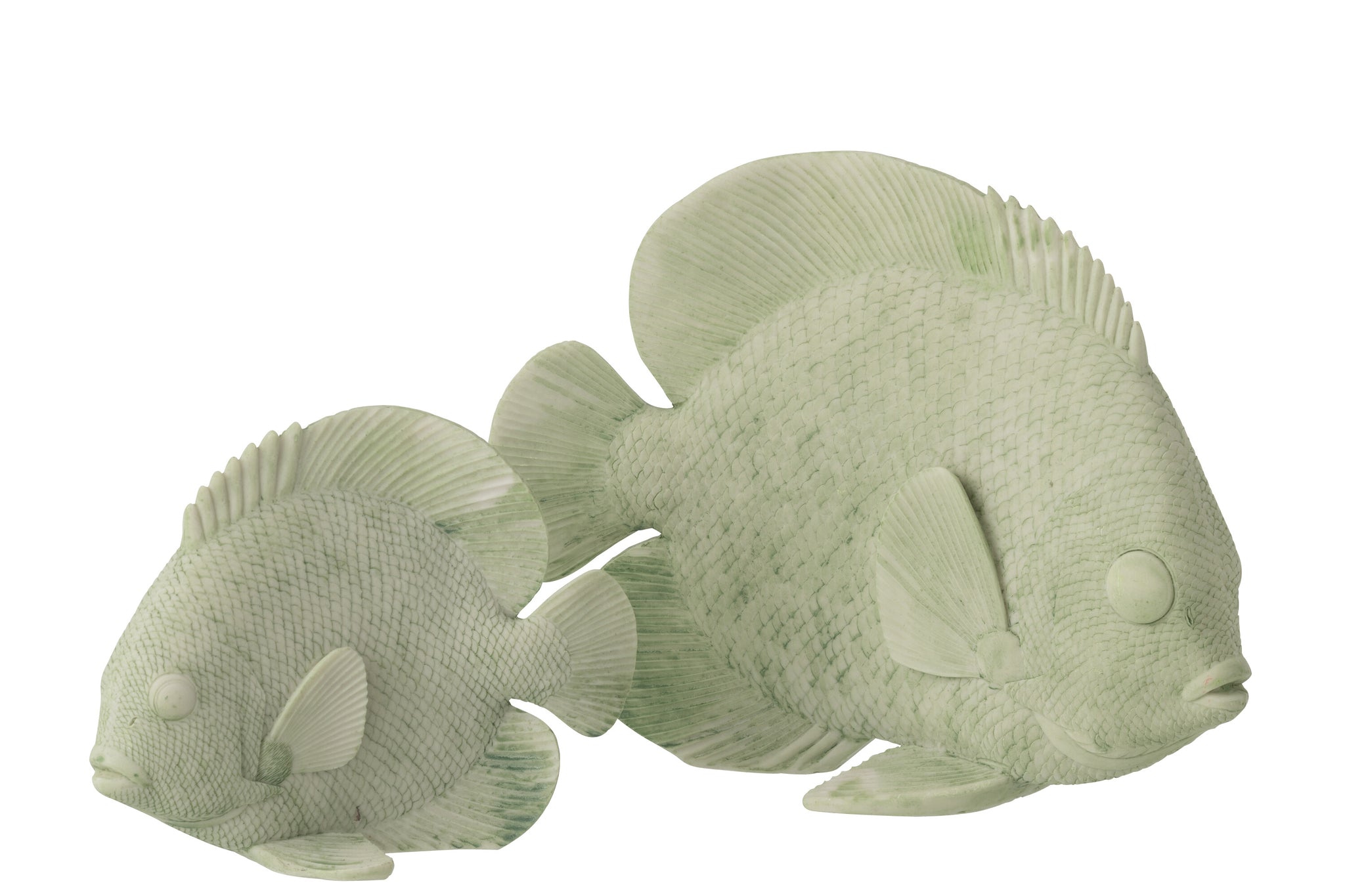 Fisch ``Varques´´ aus Polyresin – Mintgrün (Groß)