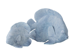 2er Set - Fischfigur – Hellblau (M) + (L)