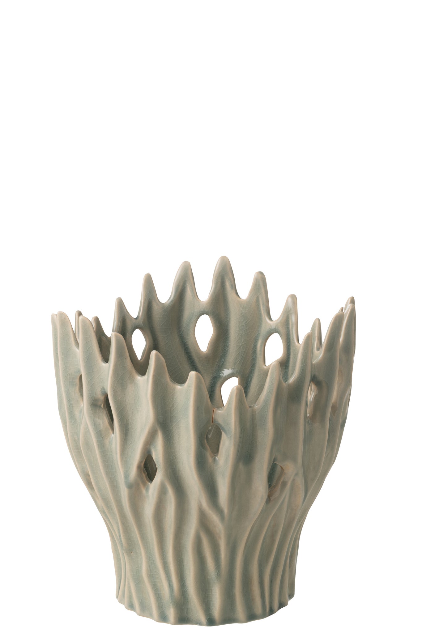 Porzellan Vase Hellblau Salines Korallen Design