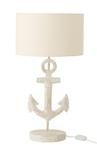 Dekorative Lampe mit Anker Motiv im Küstenstil