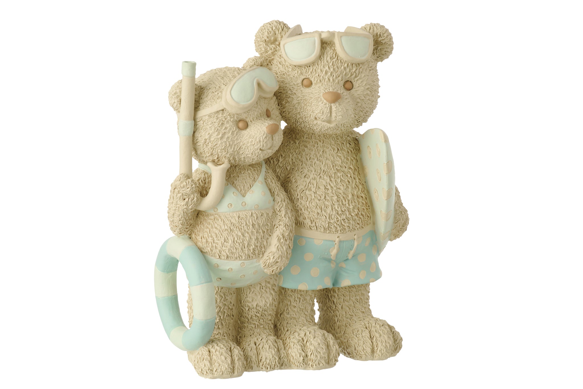 Strandbär (Mädchen/Junge) Beige/Hellblau