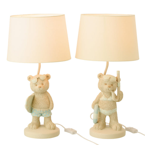Lampe de table Ours de plage - Lot de 2