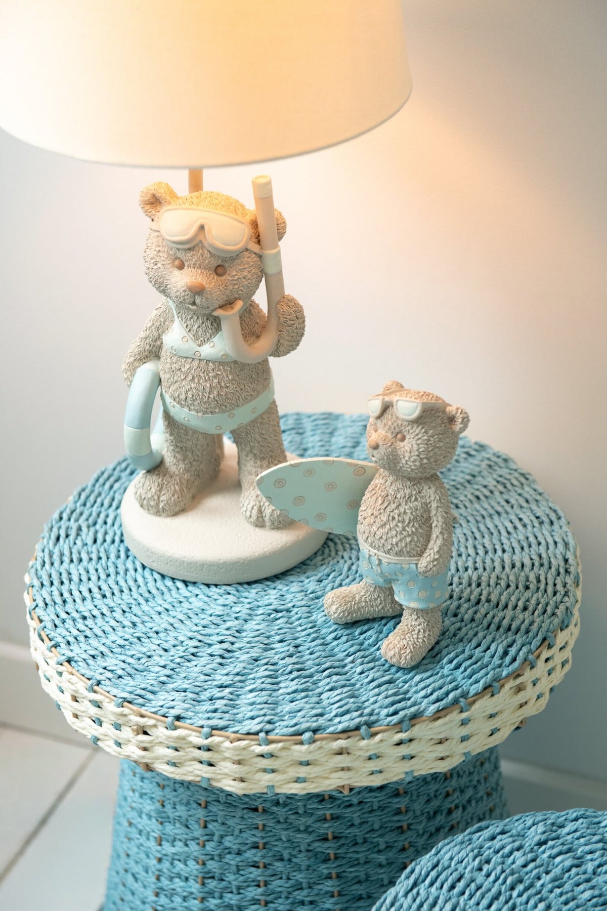 Tischlampe Strandbär - 2er Set