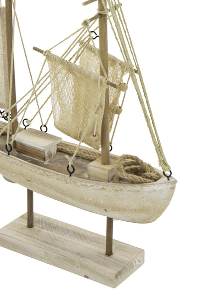 Dekoratives Holz Segelboot