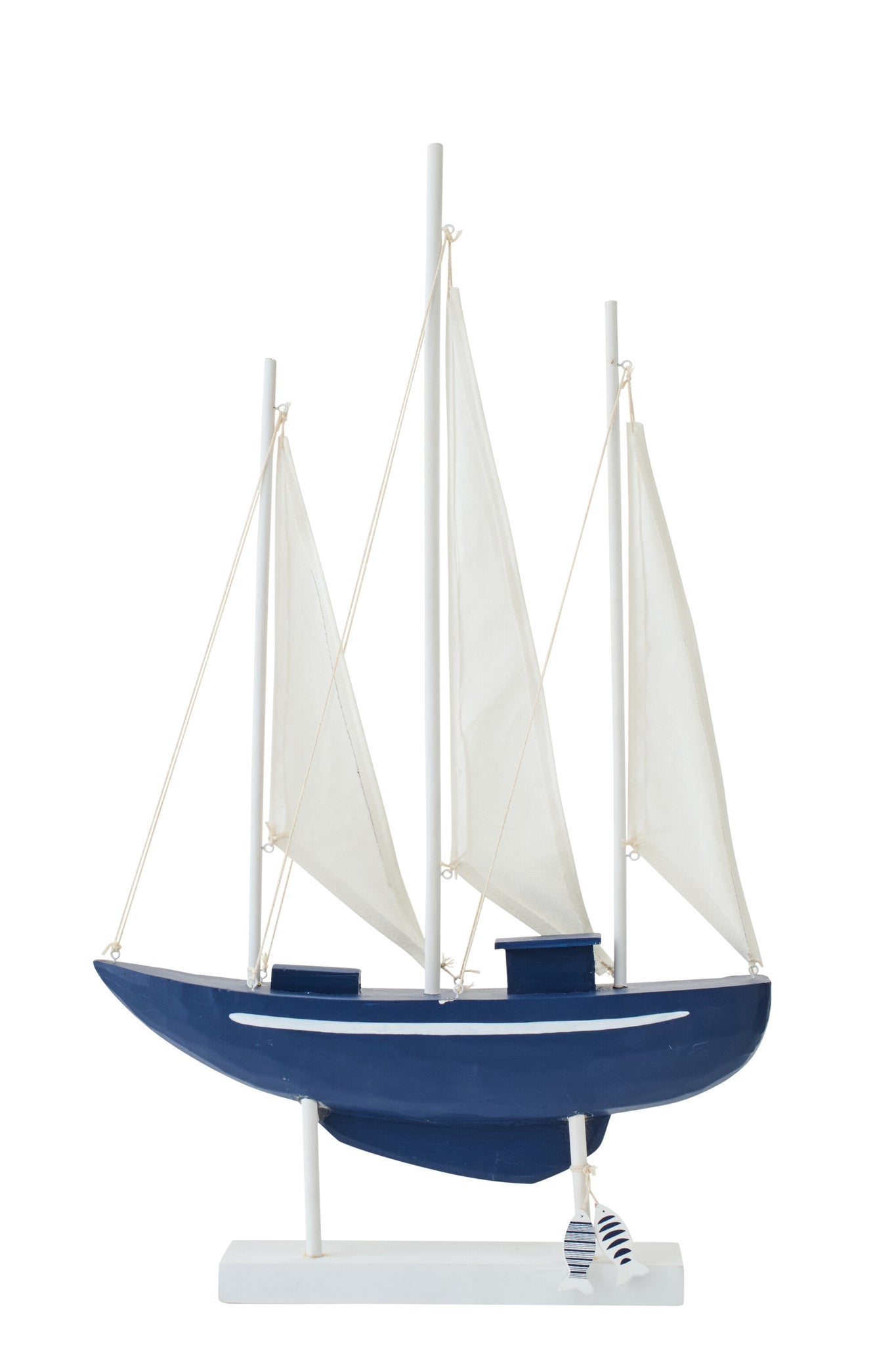 Segelboot mit Baumwollsegeln
