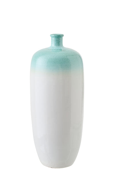 bodenvase keramik mintgrün weiß modern groß