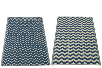 strandmatte set blau weiß ola amor