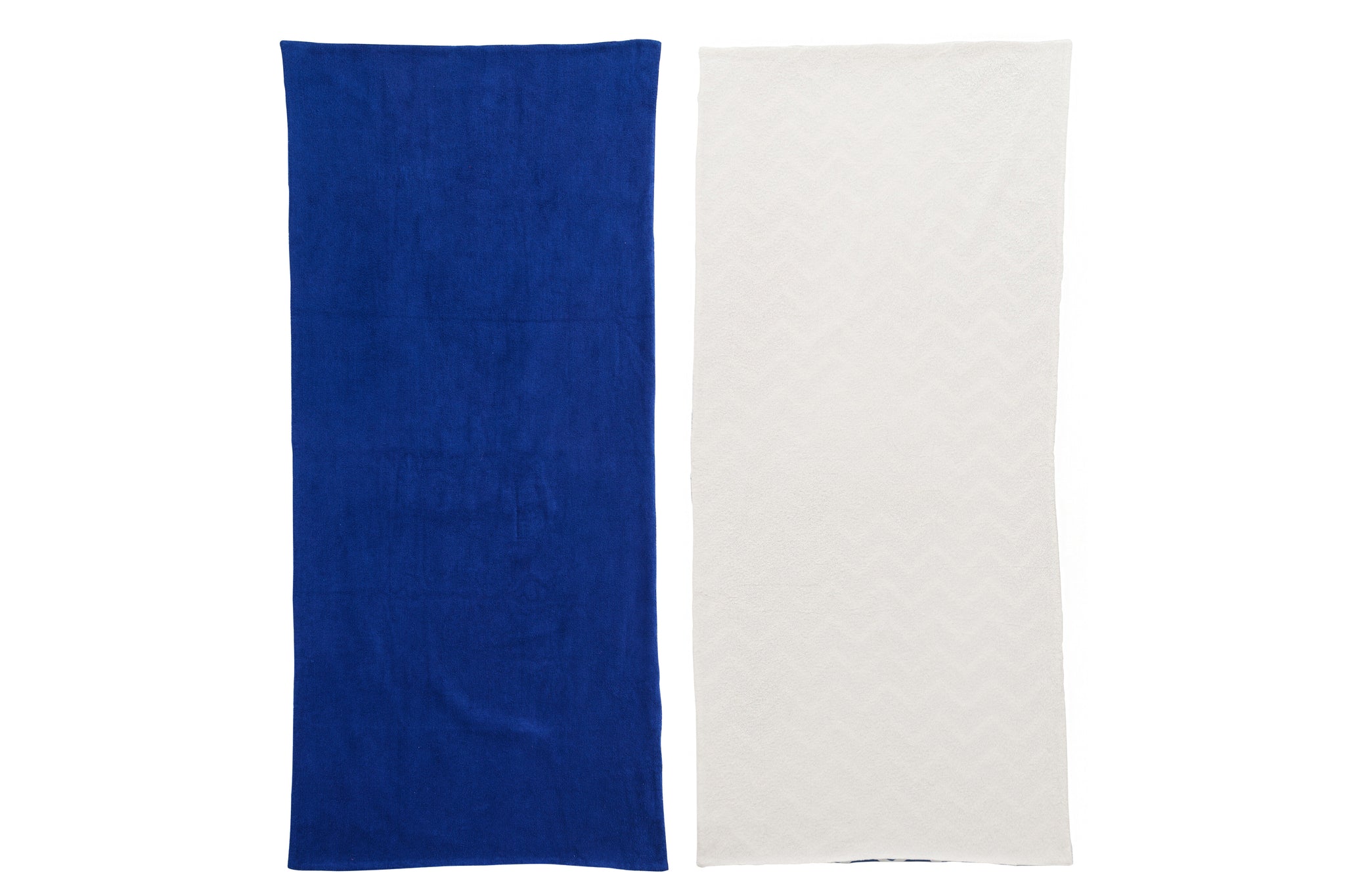 strandtücher 2er set küstenstil blau weiß