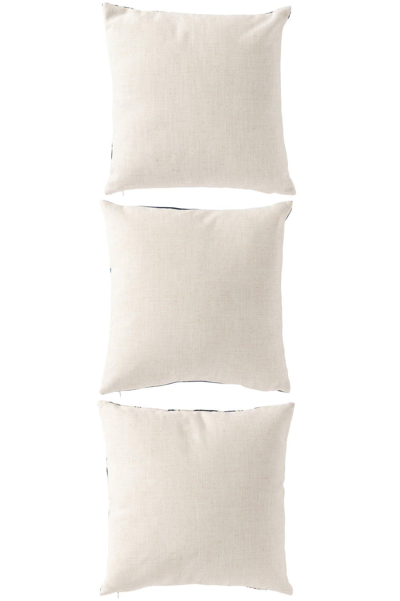 Kissen Rückseite in schlichtem Off White Design