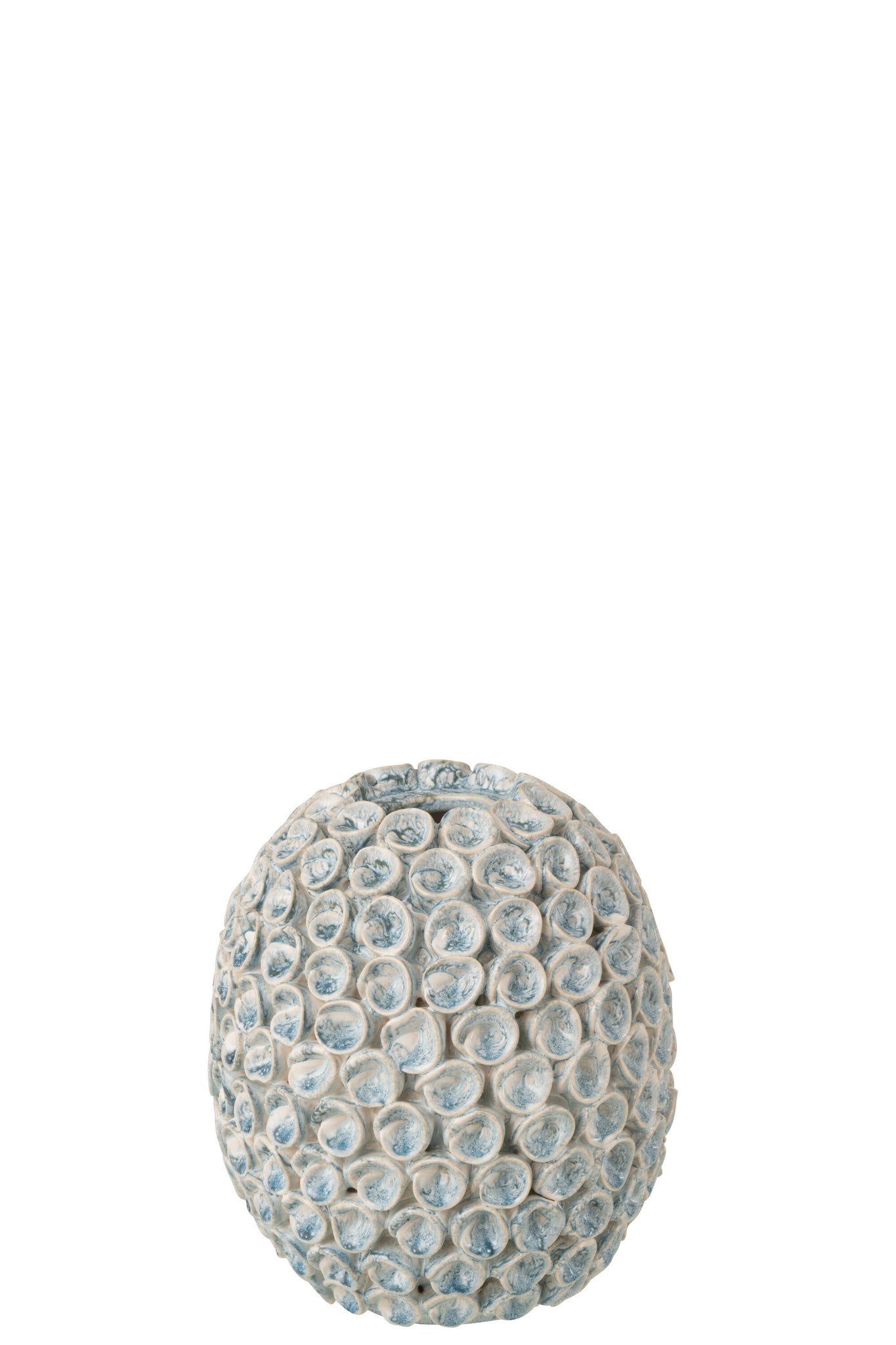 designer vase hellblau klein