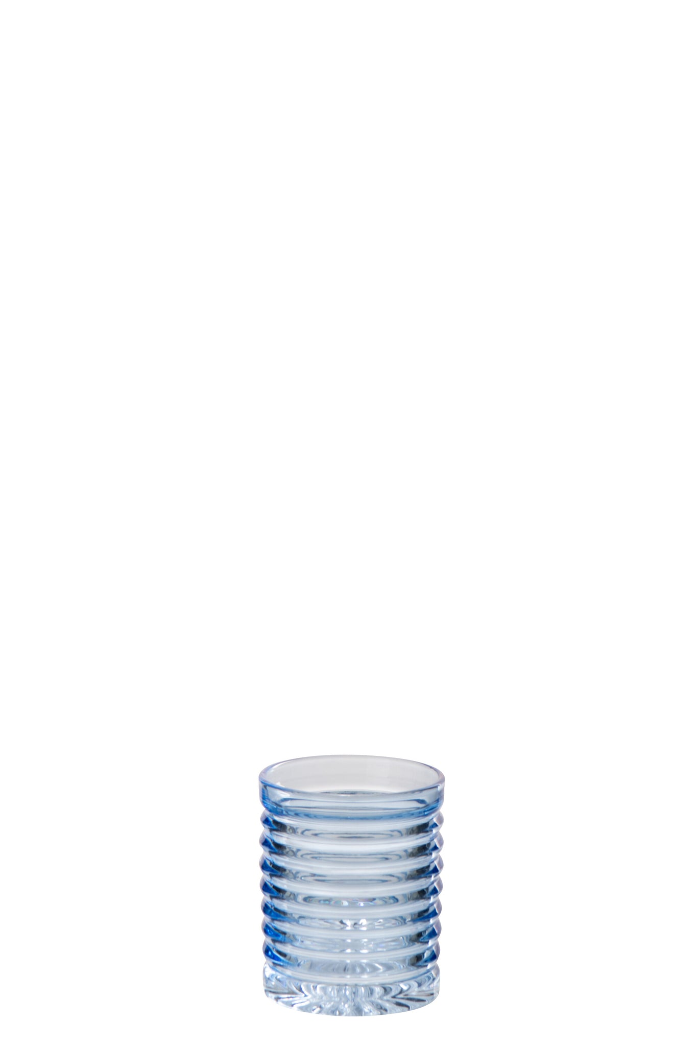 Glas hellblau Struktur Detail geriffeltes Design