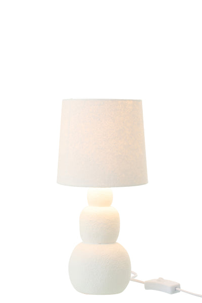 tischlampe weiß keramik klein