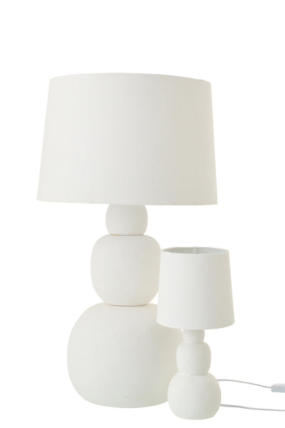 moderne tischlampe weiß design groß