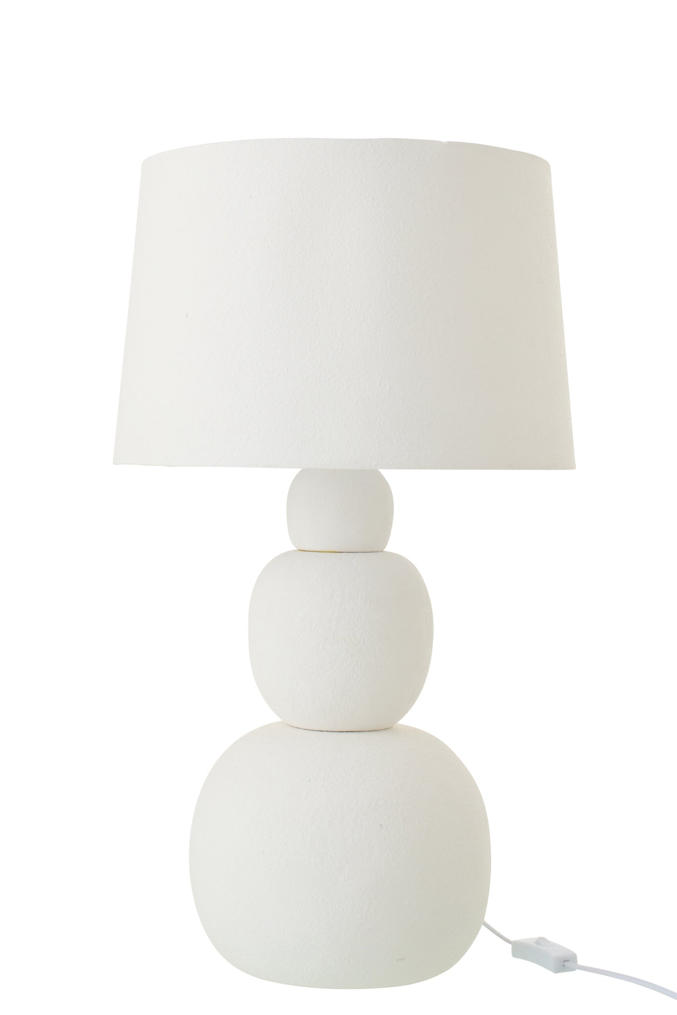 Tischlampe Keramik Weiß (L)