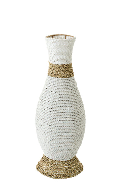 Detailansicht Raffia und Seegras Geflecht