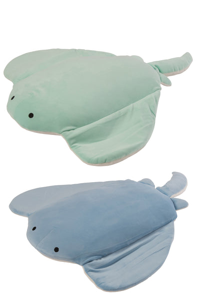 kuschelkissen rochen set mintgrün hellblau kinder