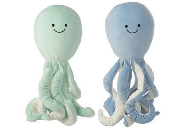 oktopus kuscheltier kinder maritim mintgrün hellblau set