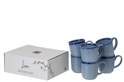 Tasse Mabora aus Steinzeug – Blau