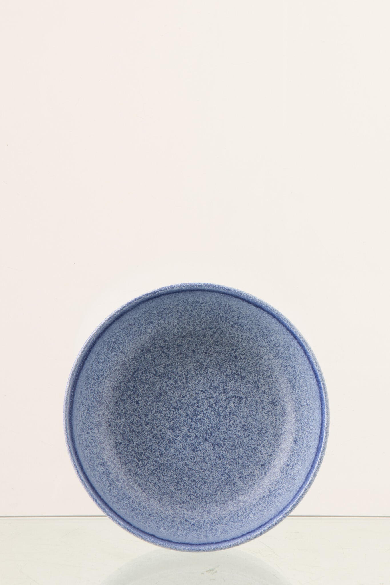 Große Schale aus Steinzeug Blau – Mabora (L)