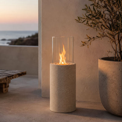 Feuersäule Grau Outdoor (L)